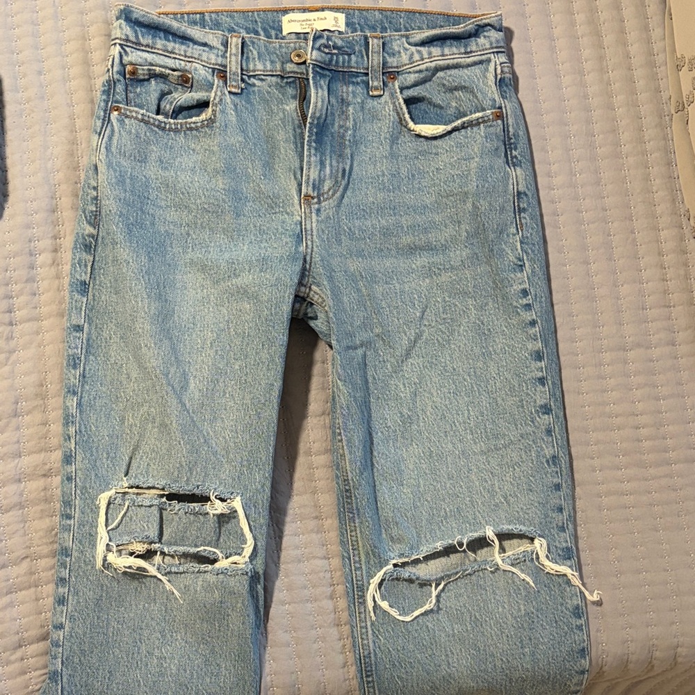 Abercrombie & Fitch Baggy Low Rise Jeans size 0s